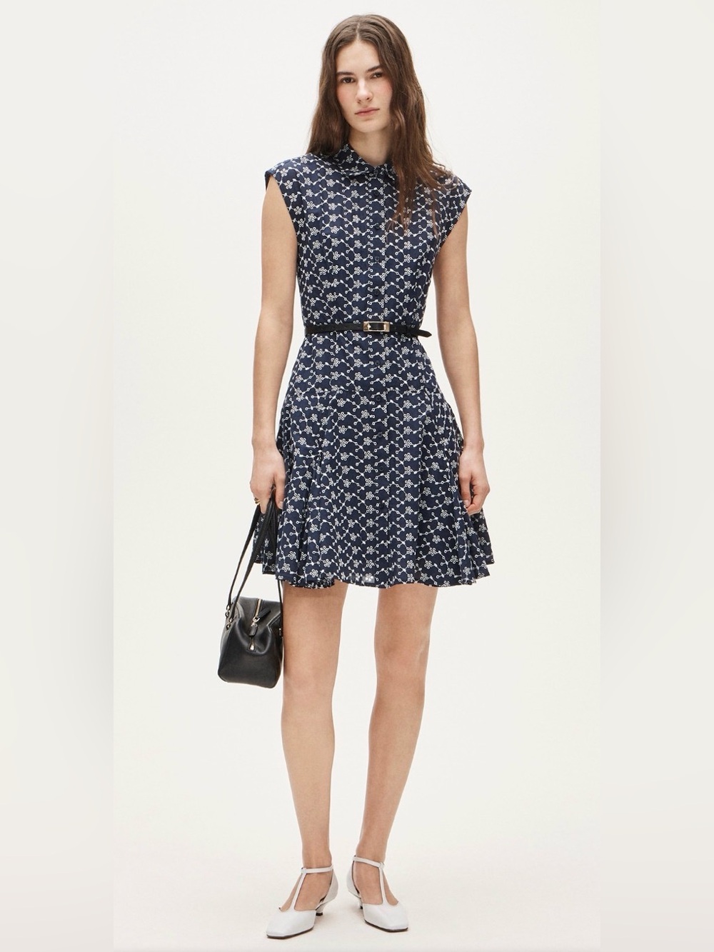 NWT J Crew Mini Eyelet Shirt Dress 10